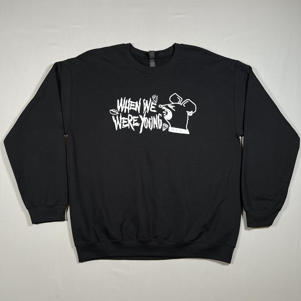 Gildan When We Were Young 2025 Festival Sweatshirt Large Black Band Lineup
